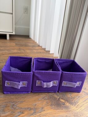 American Girl Doll Storage Bins Set, organizer Set of 3